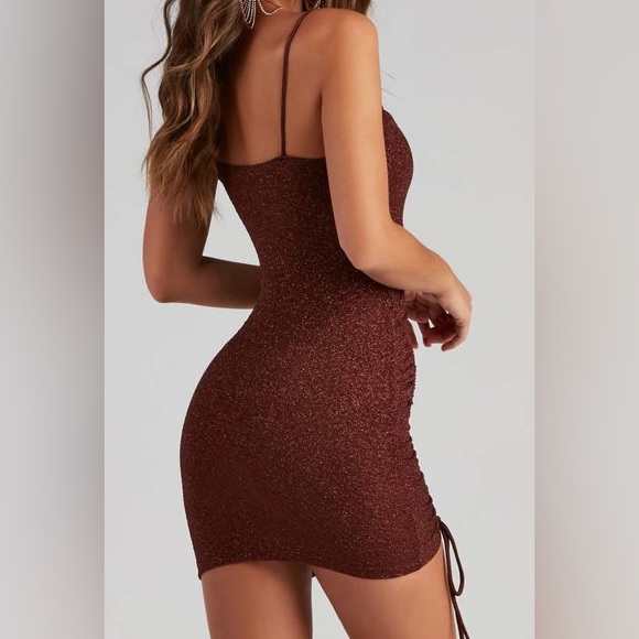 Brown homecoming dress - Picture 2 of 2